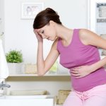 A pregnant woman has toxicosis